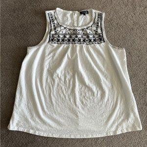 Topshop Embroidered Maternity Tank